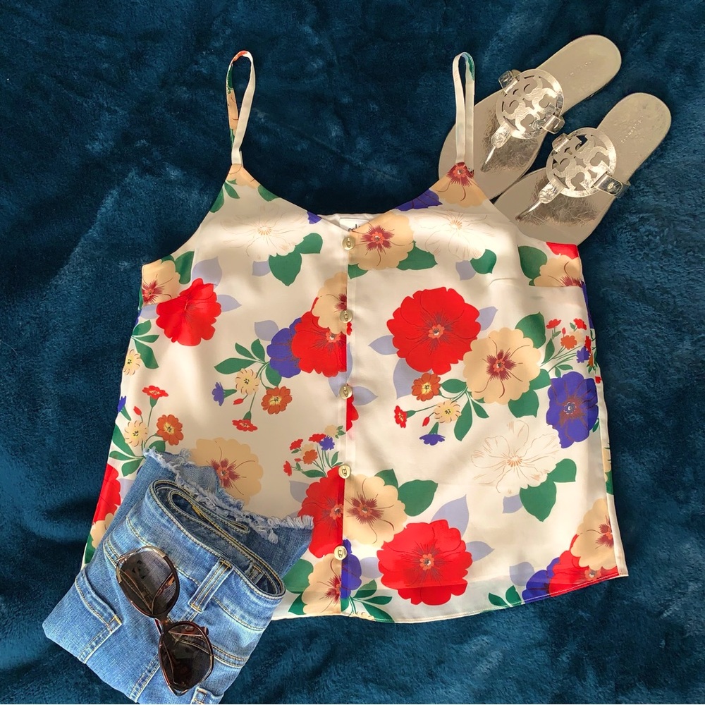 CABI Victoria Cami, Floral, Lined for Opacity, size Medium, GUC, BEAUTIFUL - Picture 2 of 16